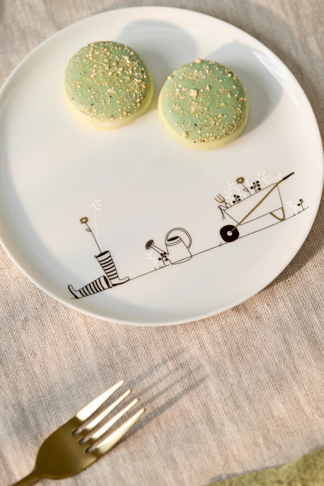 Gift plate gardening D.15cm