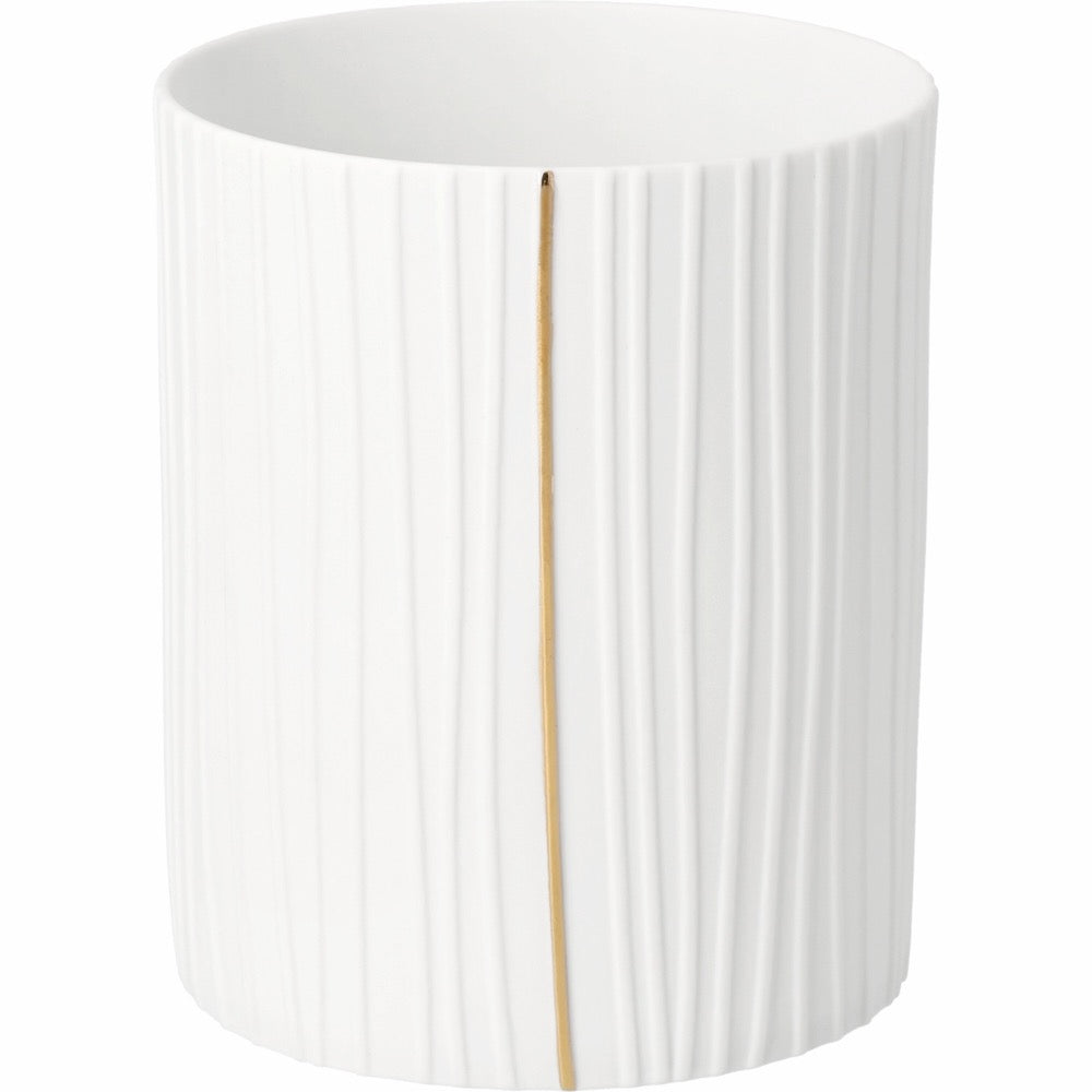 Tealight holder pleated