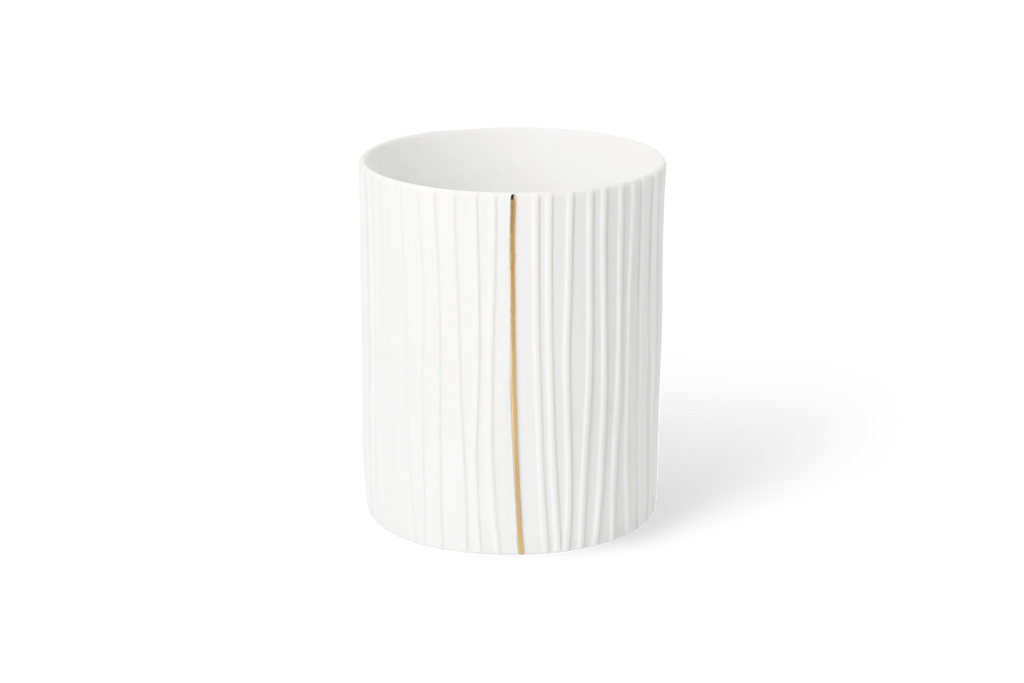 Tealight holder pleated