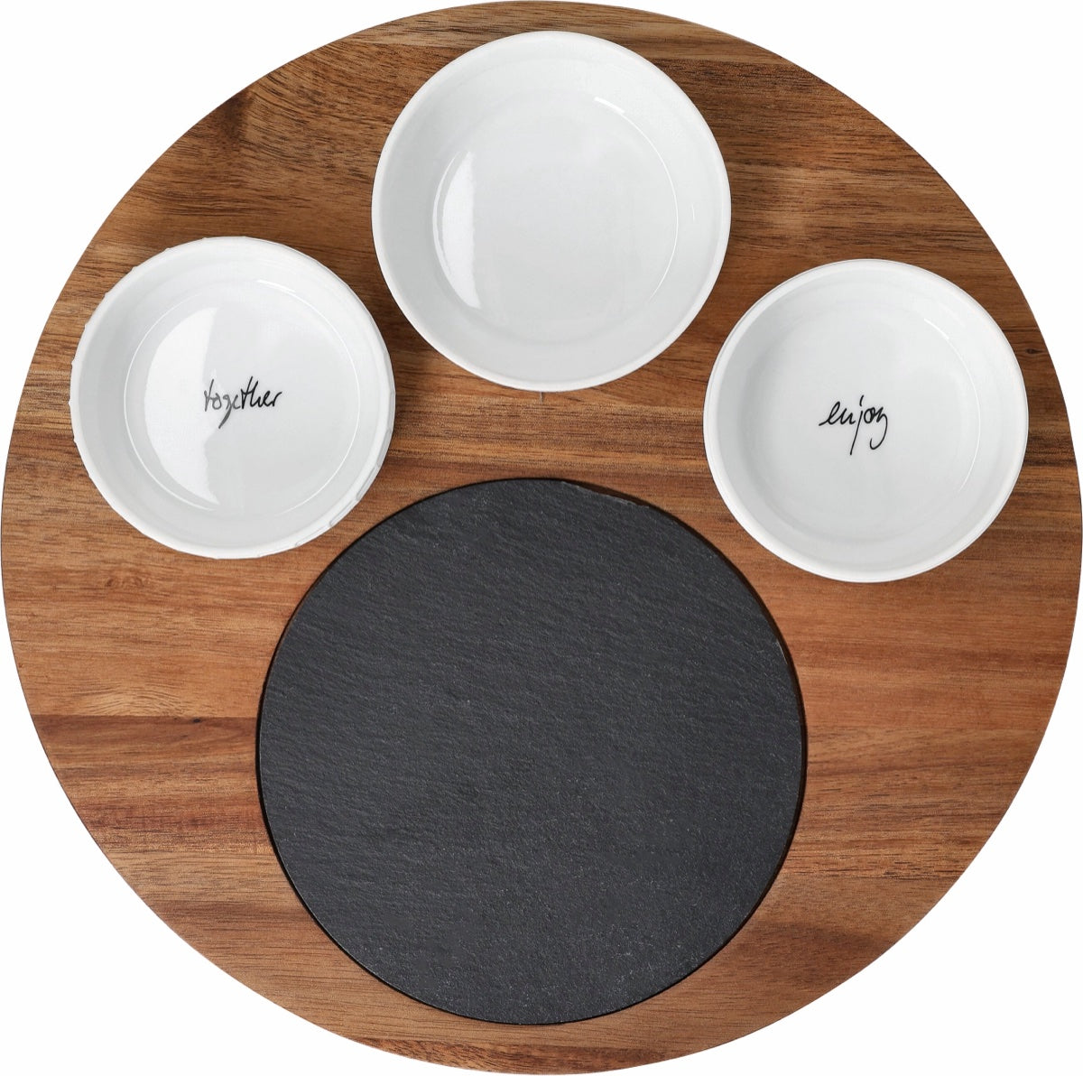 Snacks & nibbles serving board Gemeinsam D.30cm H.6cm