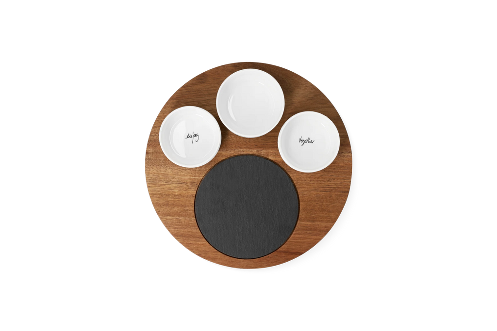 Snacks & nibbles serving board Gemeinsam D.30cm H.6cm