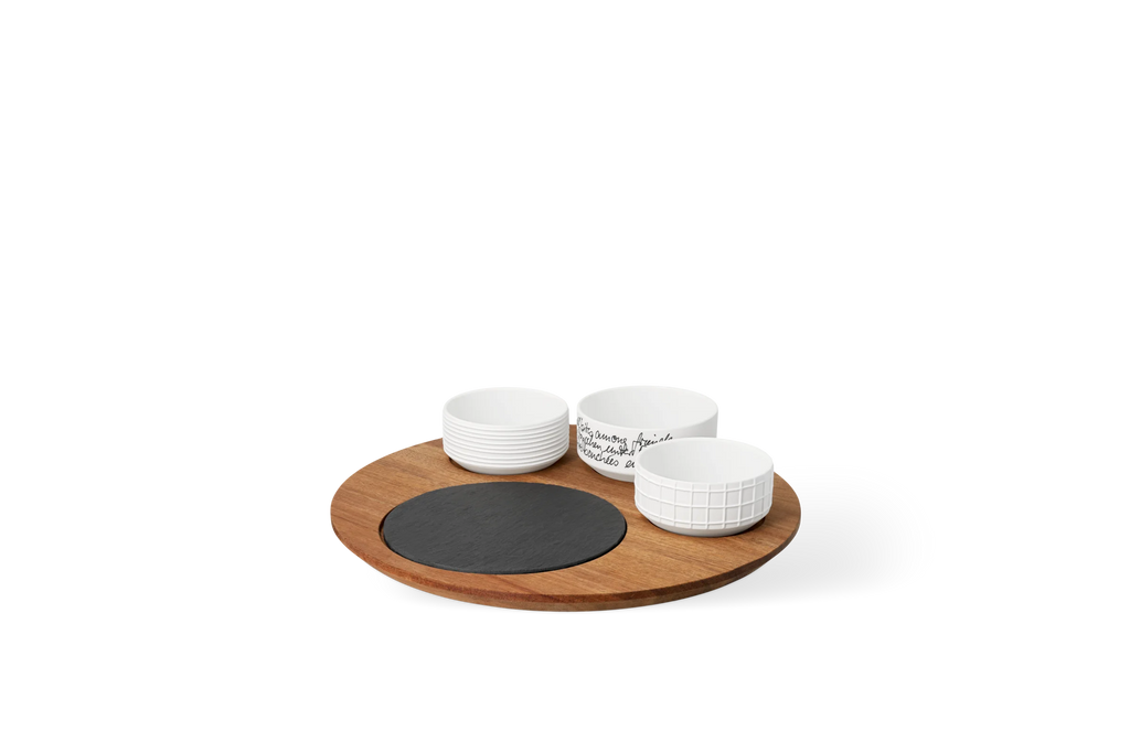 Snacks & nibbles serving board Gemeinsam D.30cm H.6cm