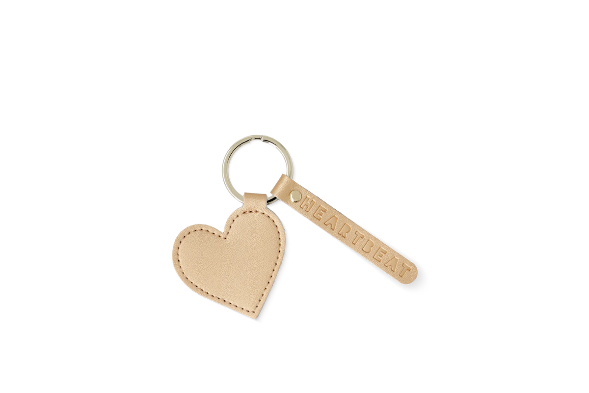 Leather Key holder Heartbeat