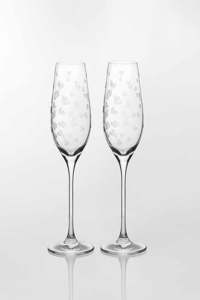 Sektglas Set Hearts