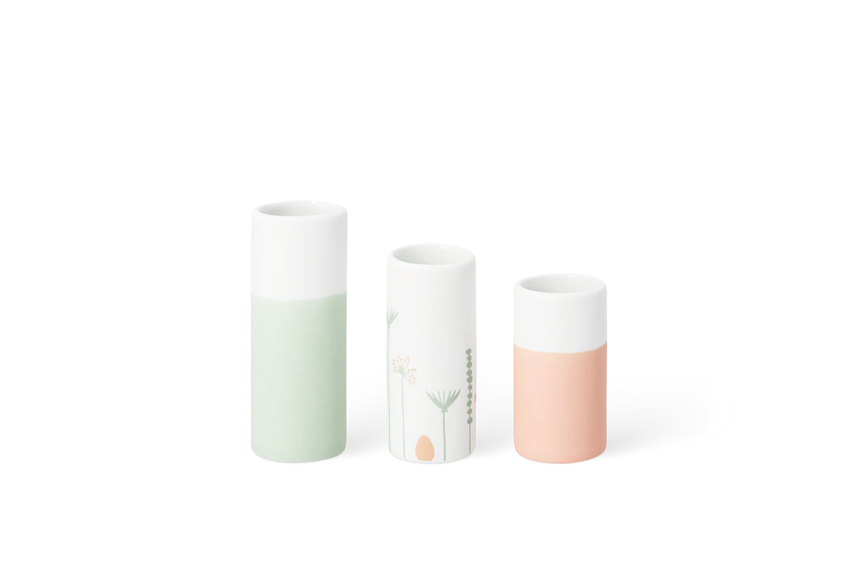 Mini Vases. Spring colours Set of 3