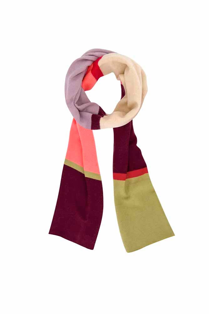 Wool and cashmere scarf 'Frida'