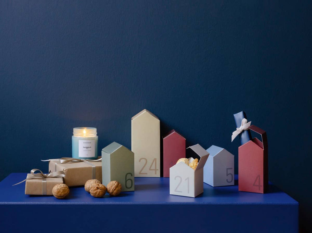 Advent calendar village