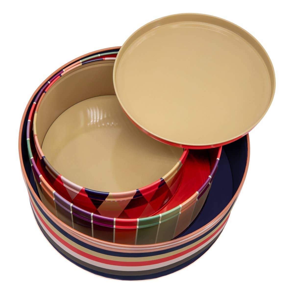 Set of Tin Boxes 'Klara', set of 3