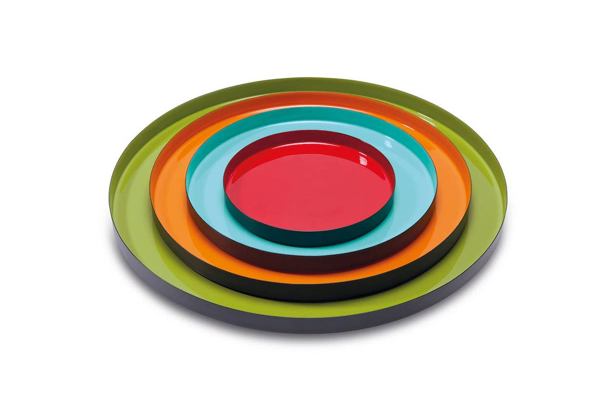 Metal trays 'Enzo', set of 4
