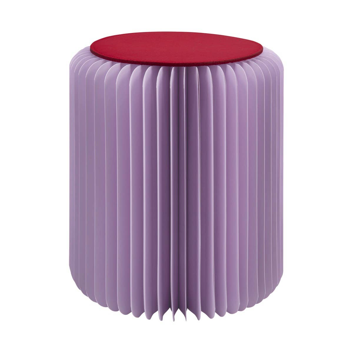 Paper stool Papillon 'lilac'