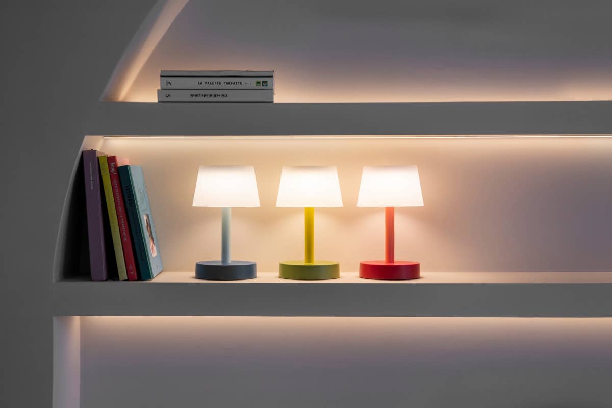 Table lamp Fritz 'coral'