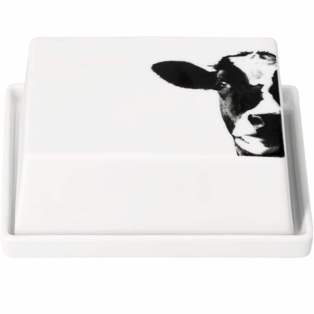 butter dish cow