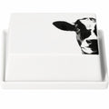 butter dish cow