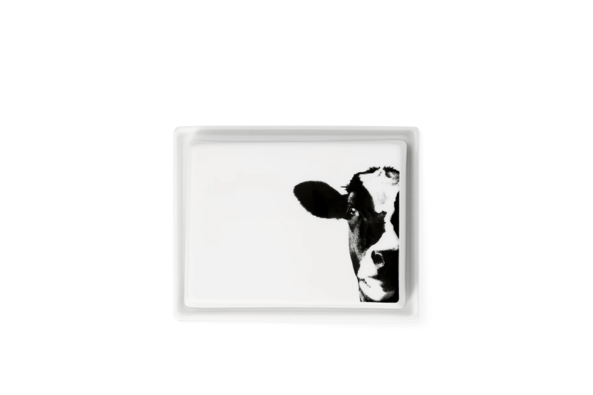 butter dish cow