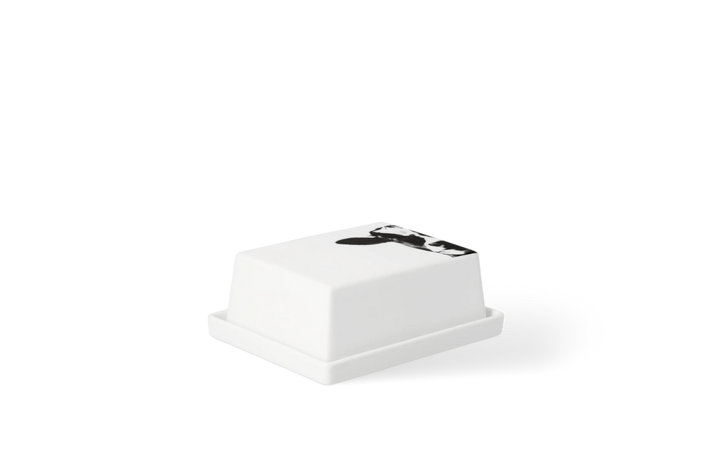 butter dish cow