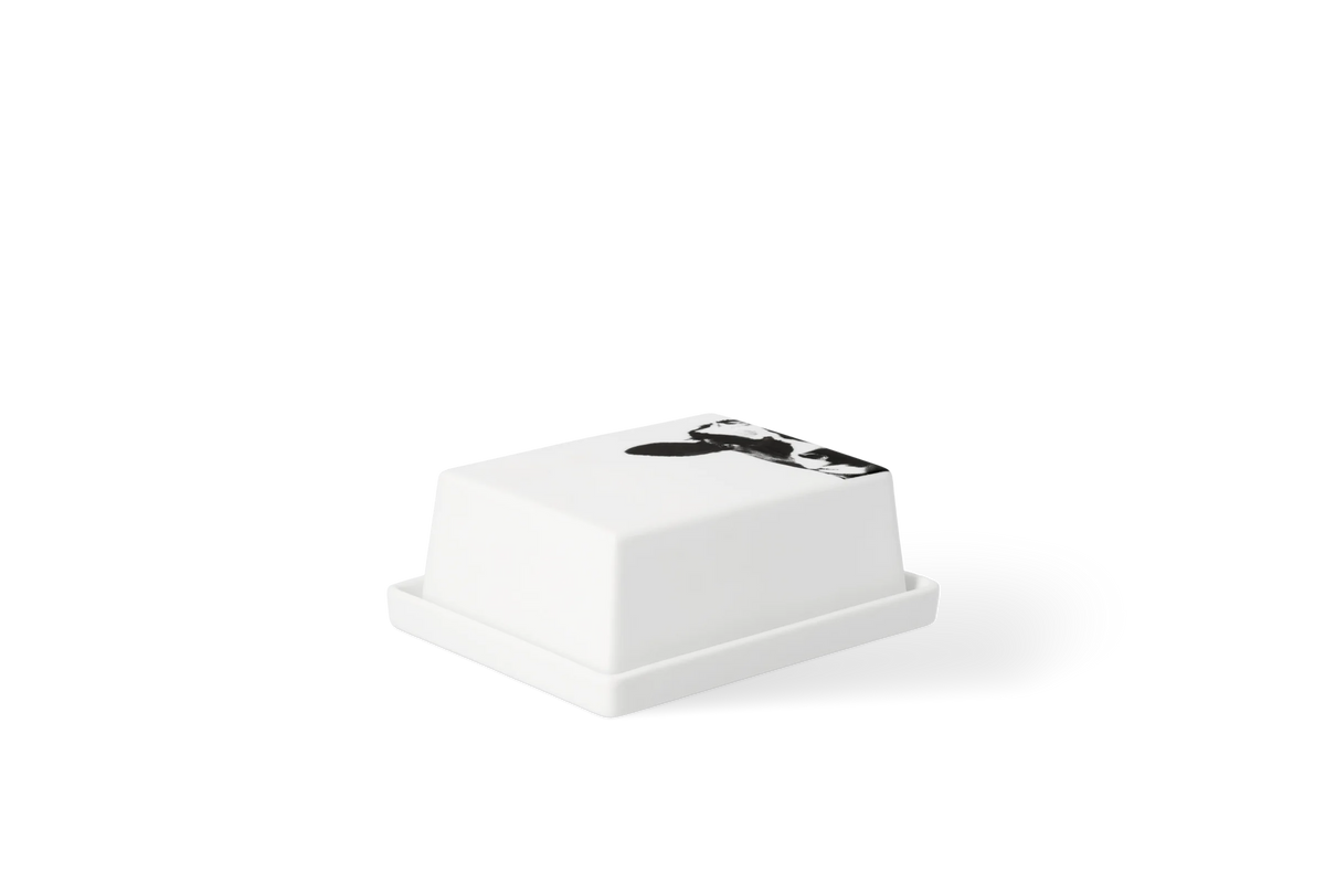 butter dish cow