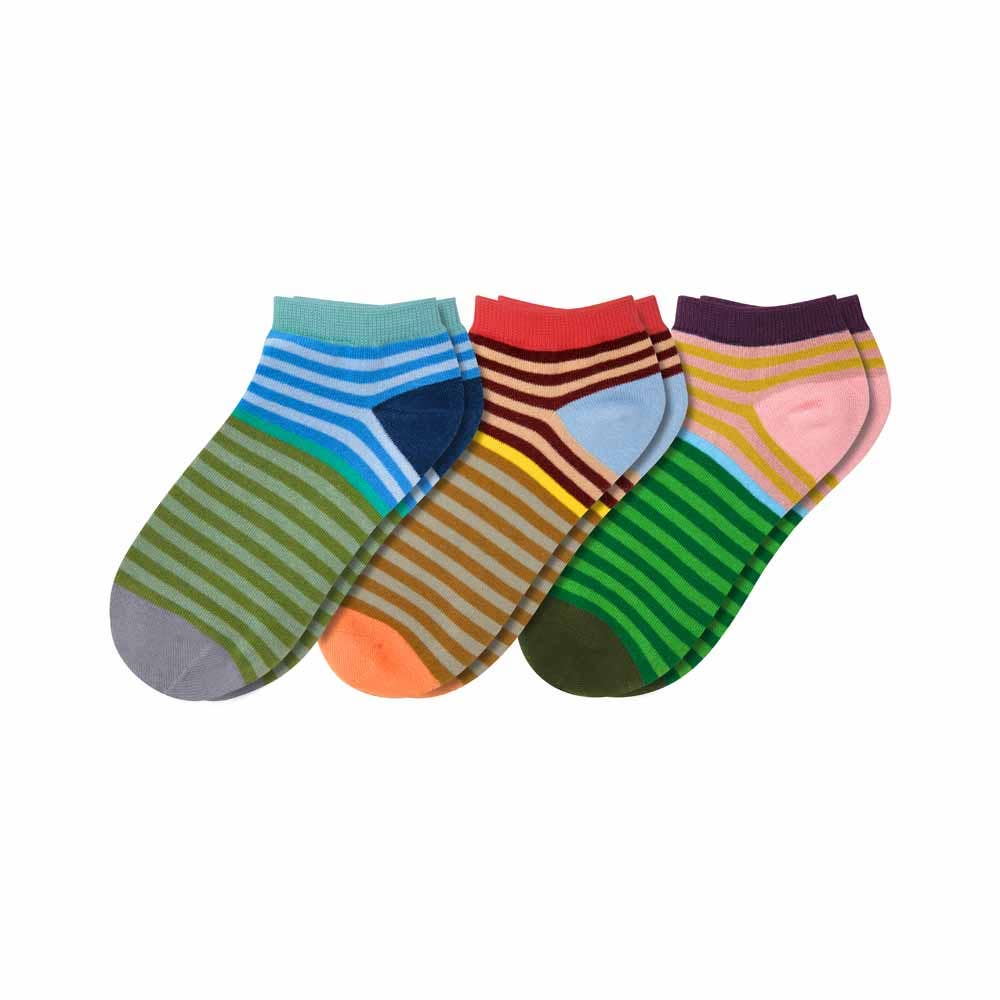 Sneaker socks box 12, set of 3, size 41-46