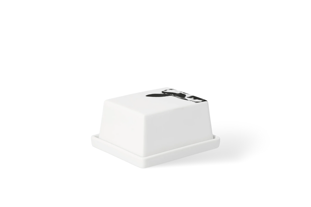 butter dish 1/4 cow