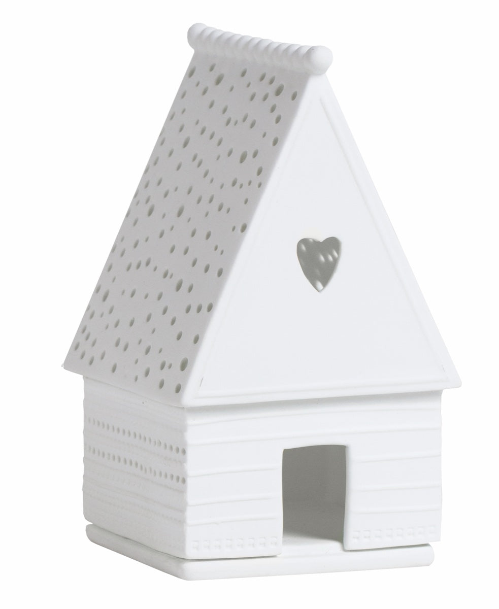 Gingerbread house heart 8x8x13.5cm