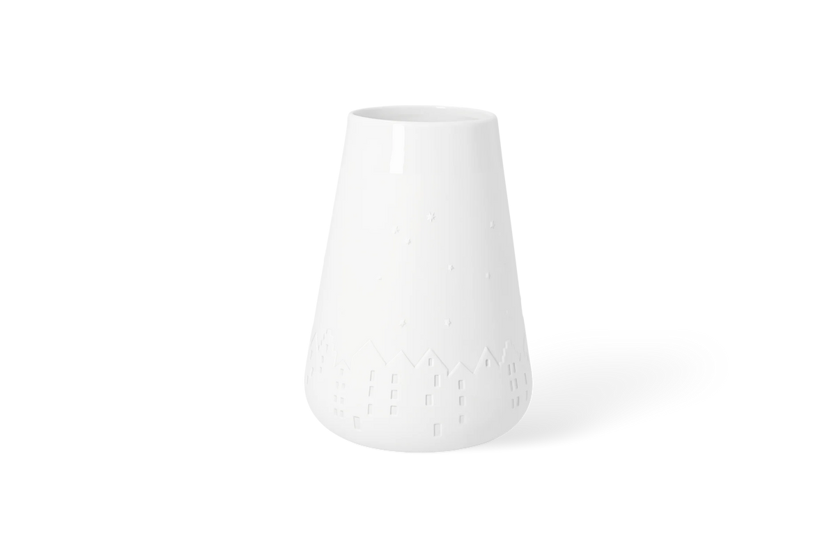 Poetry vase Wintertown D.14.2cm H.20.5cm