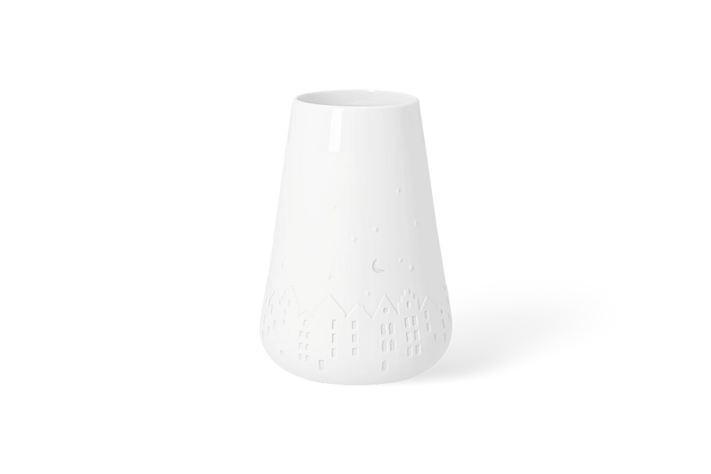 Poetry vase Wintertown D.14.2cm H.20.5cm