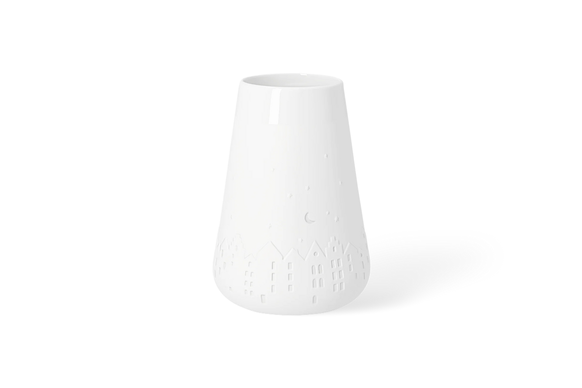 Poetry vase Wintertown D.14.2cm H.20.5cm