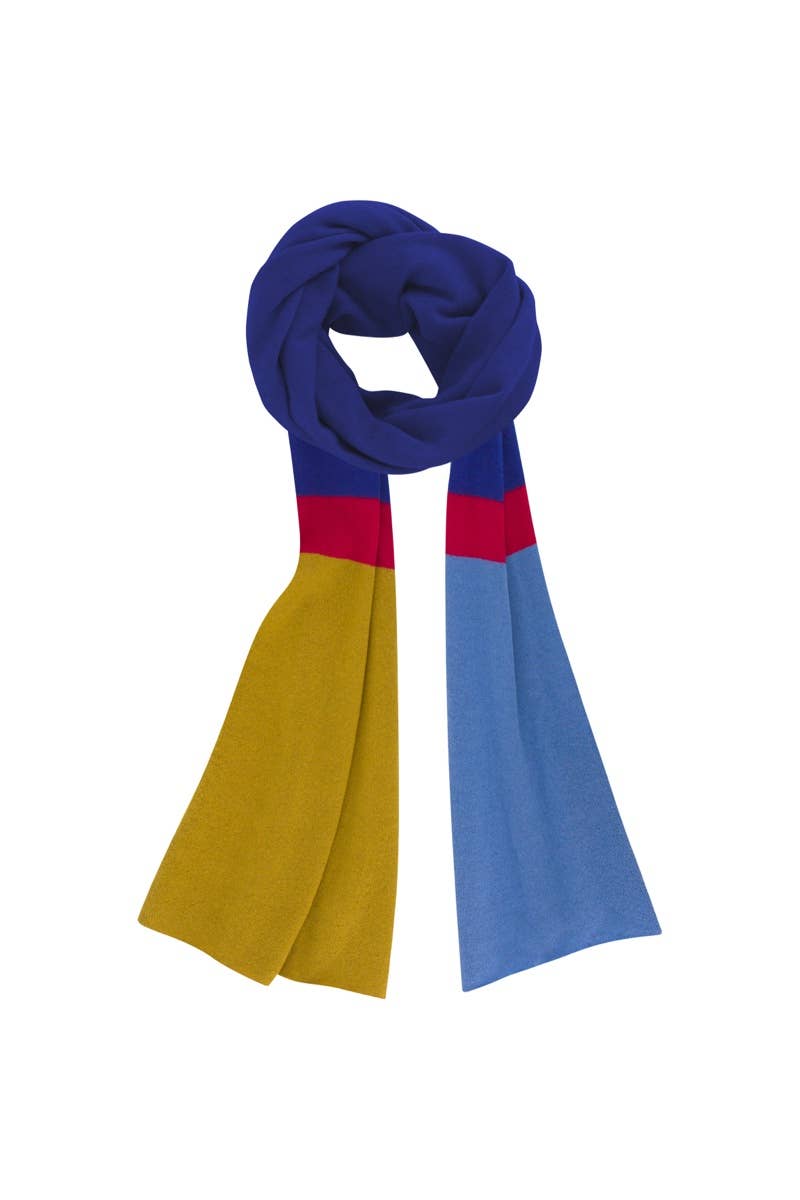Wool and cashmere scarf 'Reto'