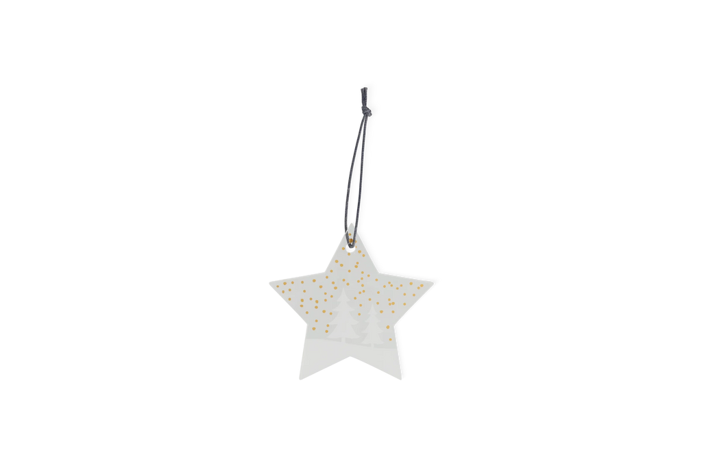 Ice star fir trees.large 9.5x8.5cm
