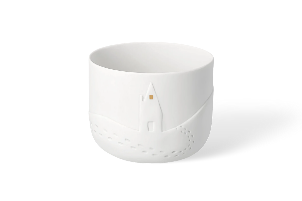 Tealight footprints Diameter9cm H.7cm