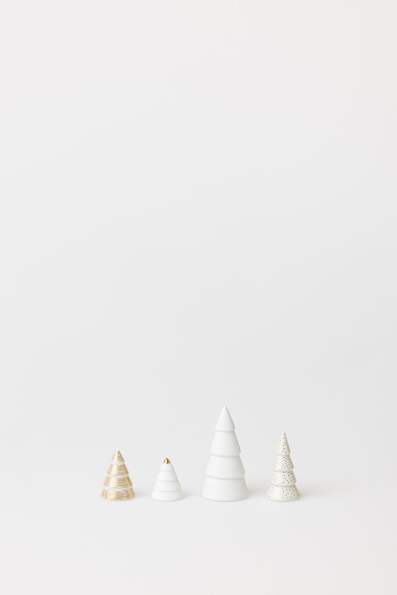 Fir Tree Set of 4pcs Diameter3-acm H.3.5-8cm
