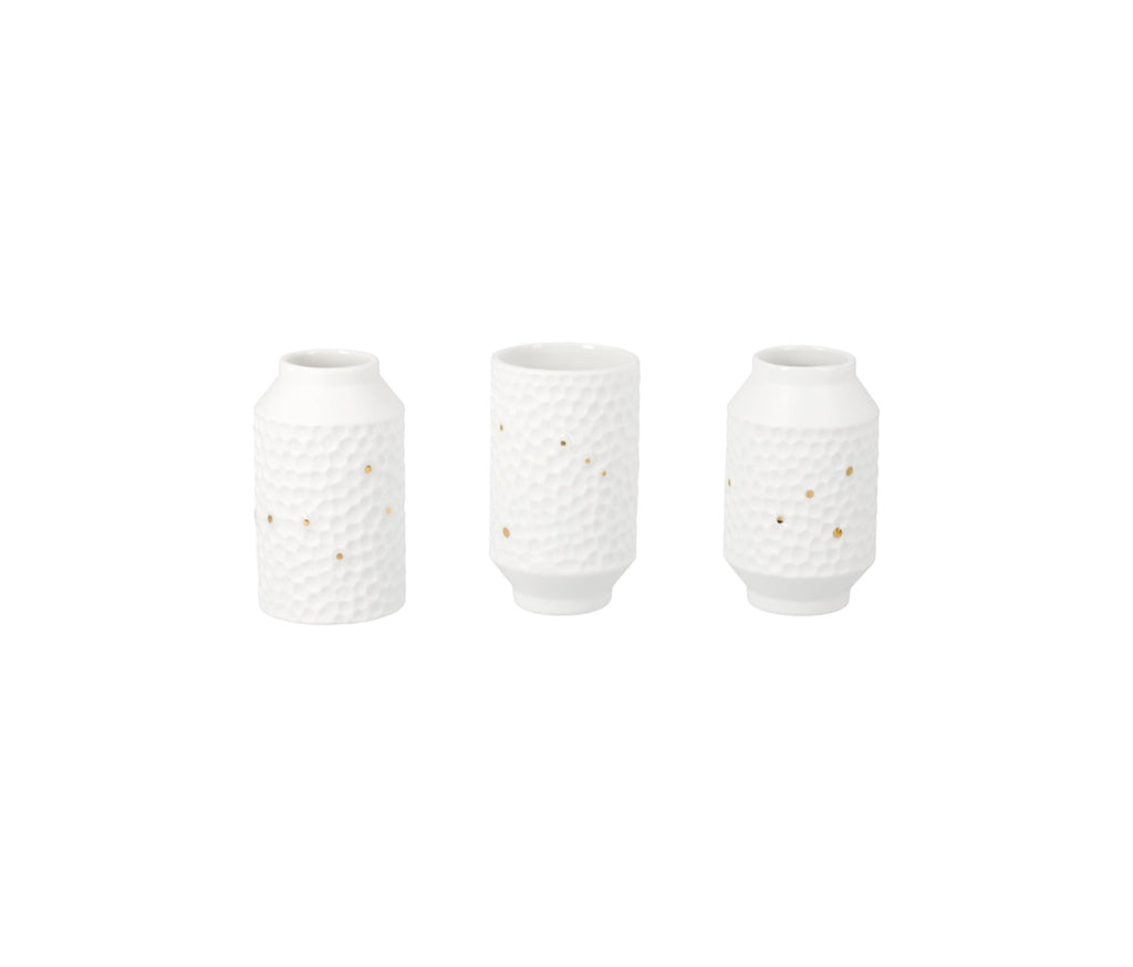 Constellations Set of 3 Vases