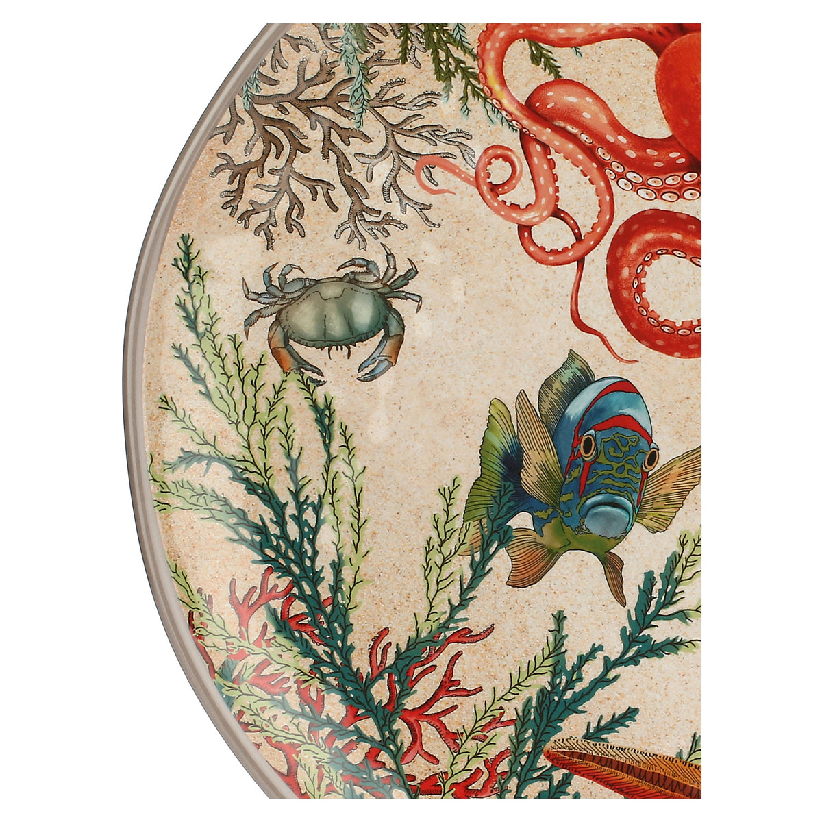 Sea Life Round Tray 42 cm