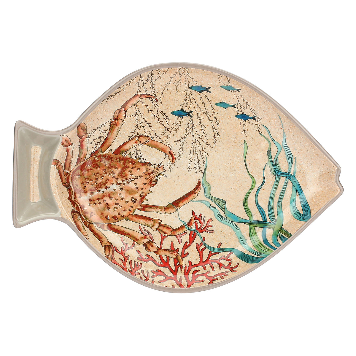 Sea Life Set 2 Plates Fish 33X23 cm