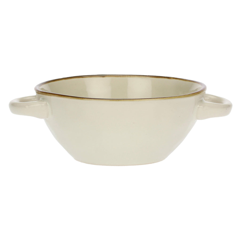 Concerto Ivory Soup Bowl With Handles