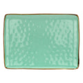 Concerto Aqua Green Rectangular Tray 36X26.5