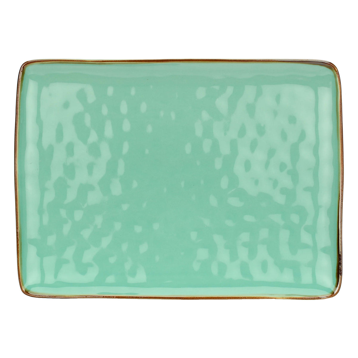 Concerto Aqua Green Rectangular Tray 36X26.5