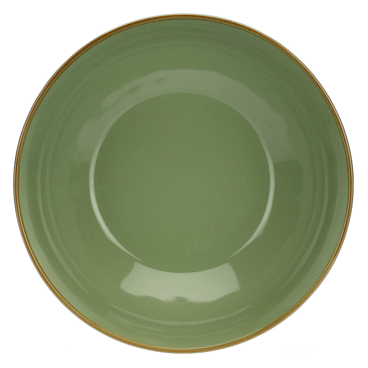 Concerto Olive Green Salad Bowl 26 cm