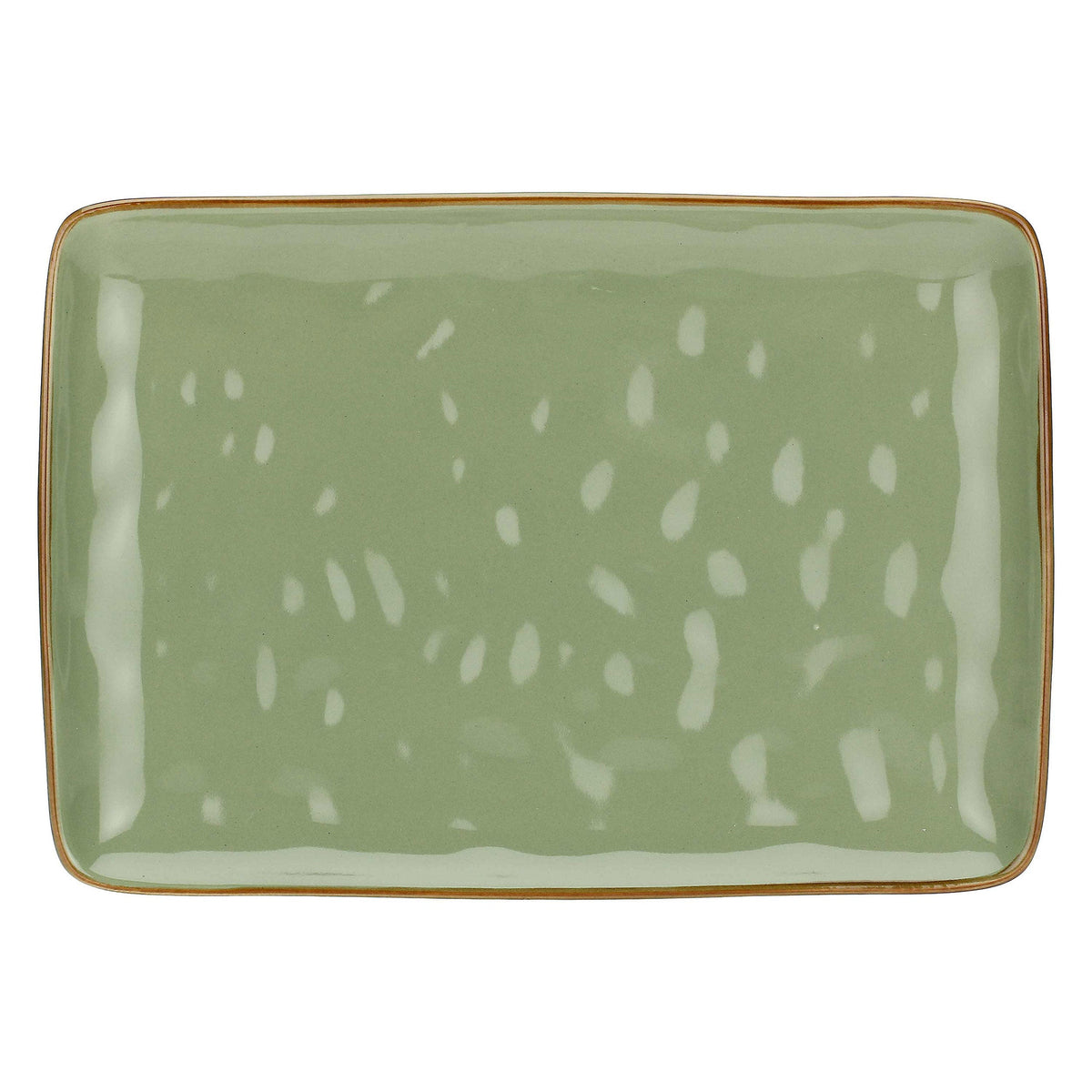 Concerto Olive Green Rectangular Tray 27X19