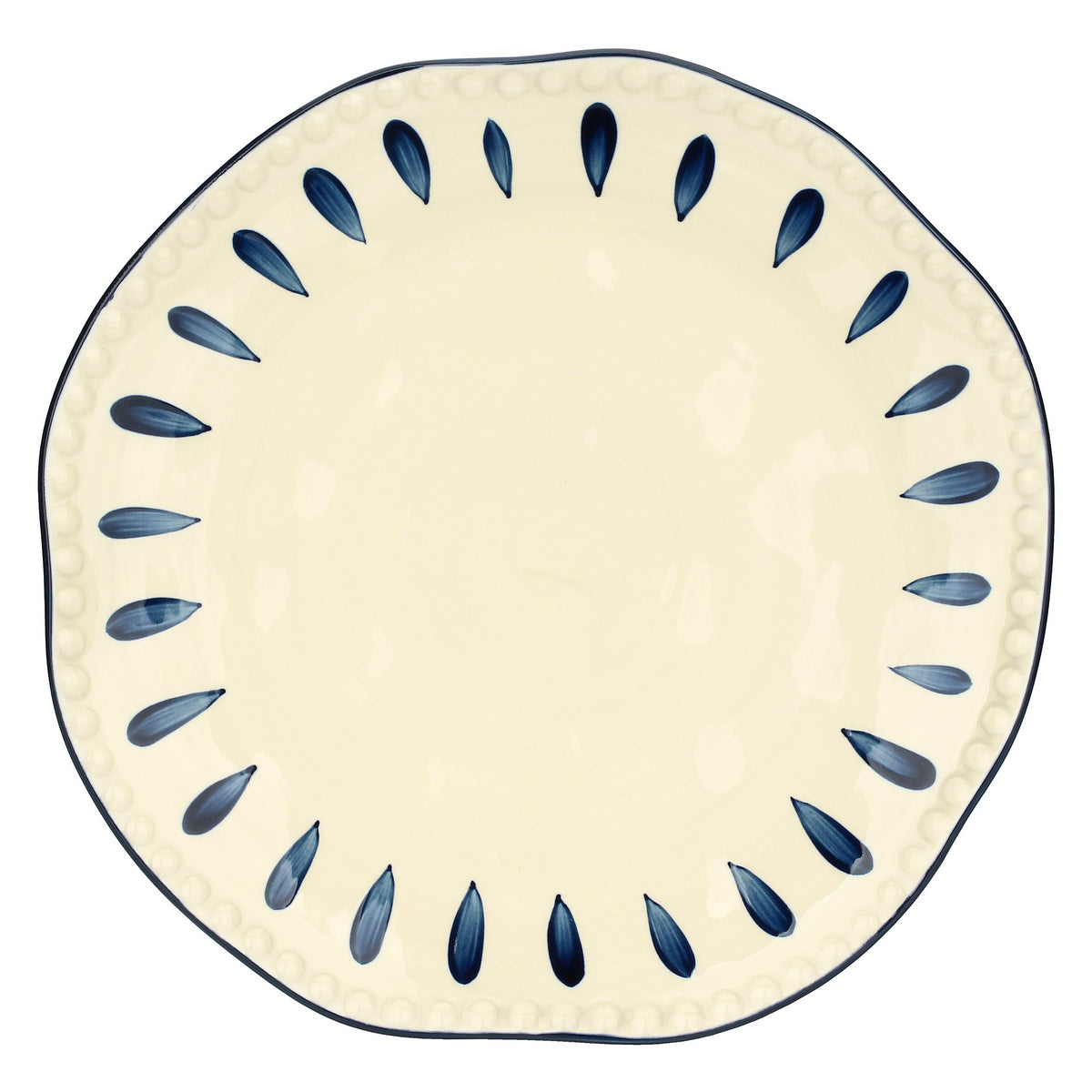 Domitilla Midnight Blue Plate Round