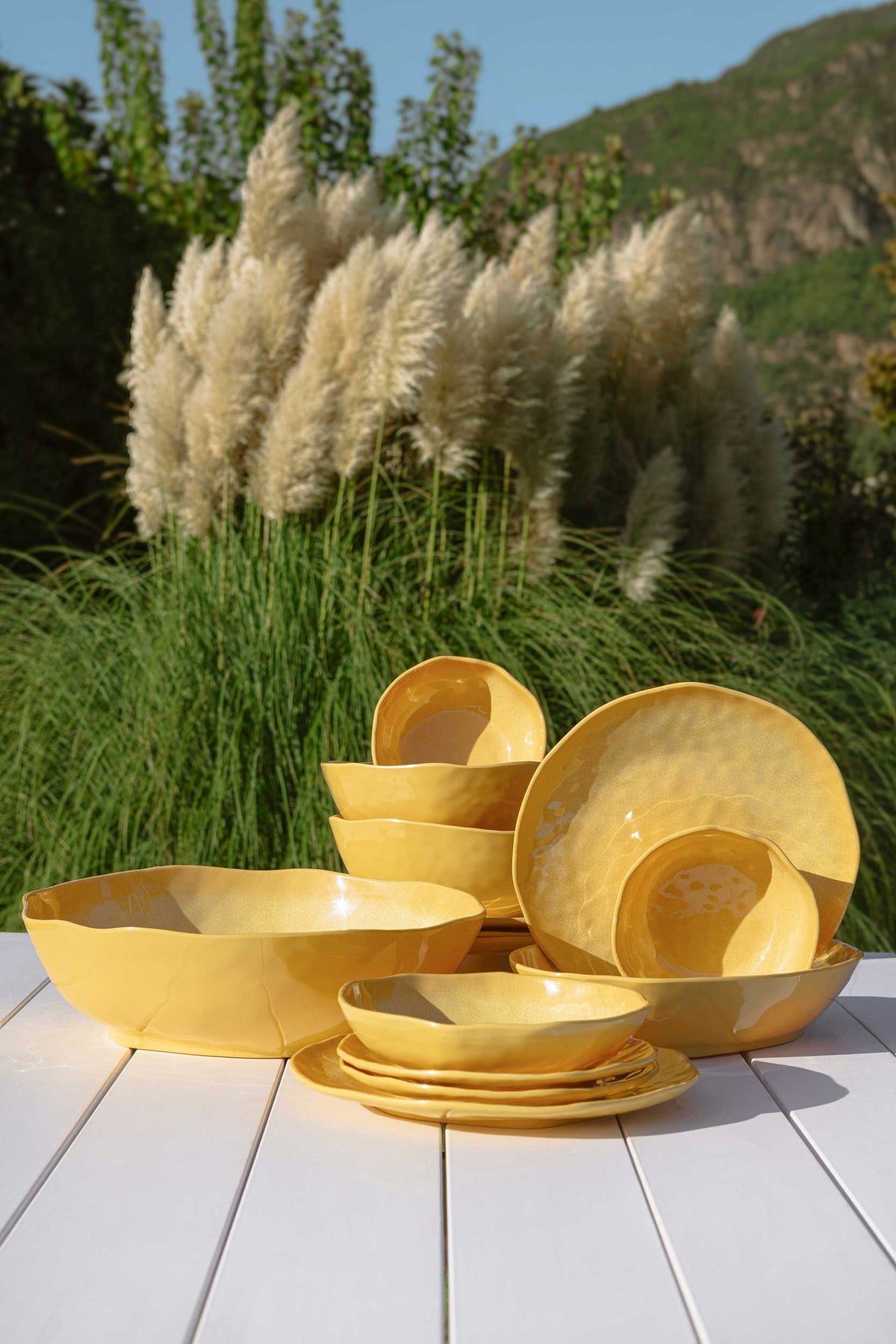 Atmosfera Taupe Set 2 Dinner Plates