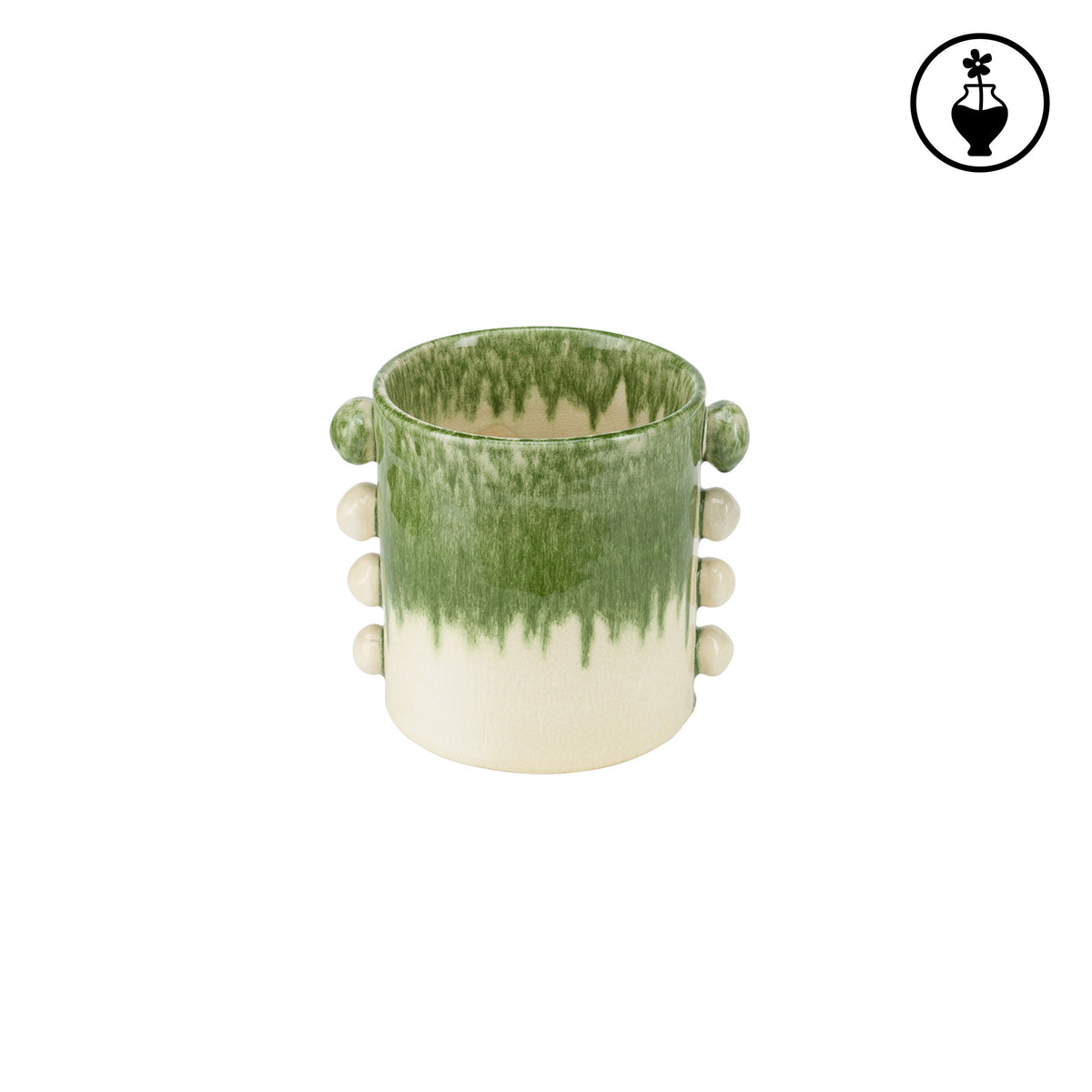 Reginaldo White Cachepot M Ø15