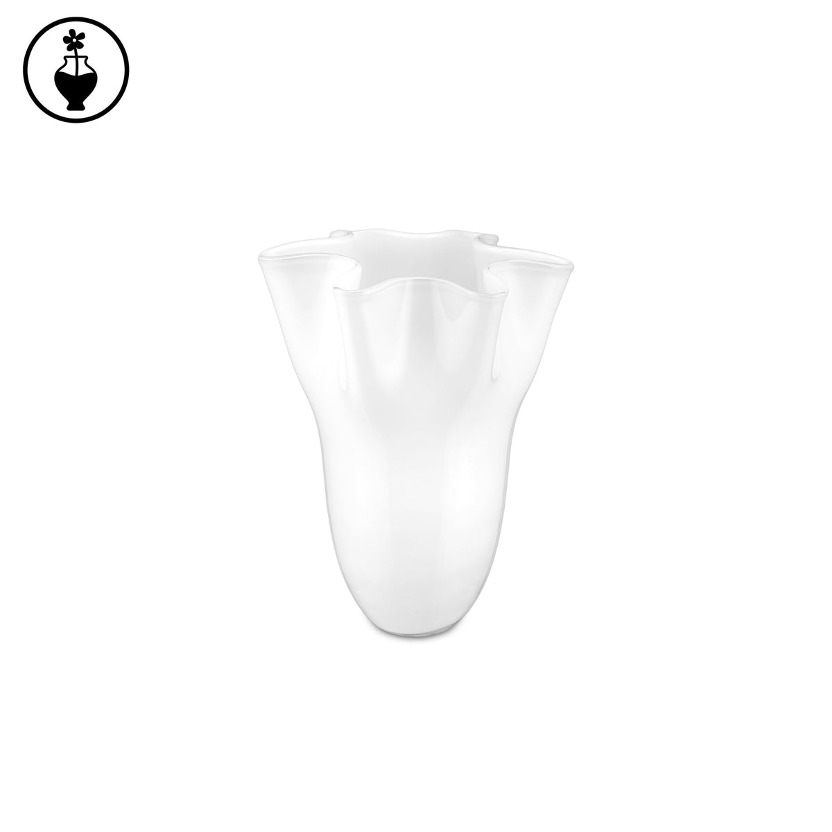 Tempo White Vase L