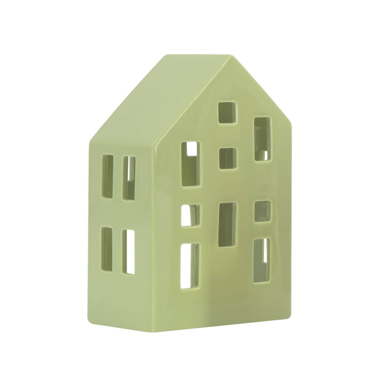 Tealight house Nyhavn 'lime'