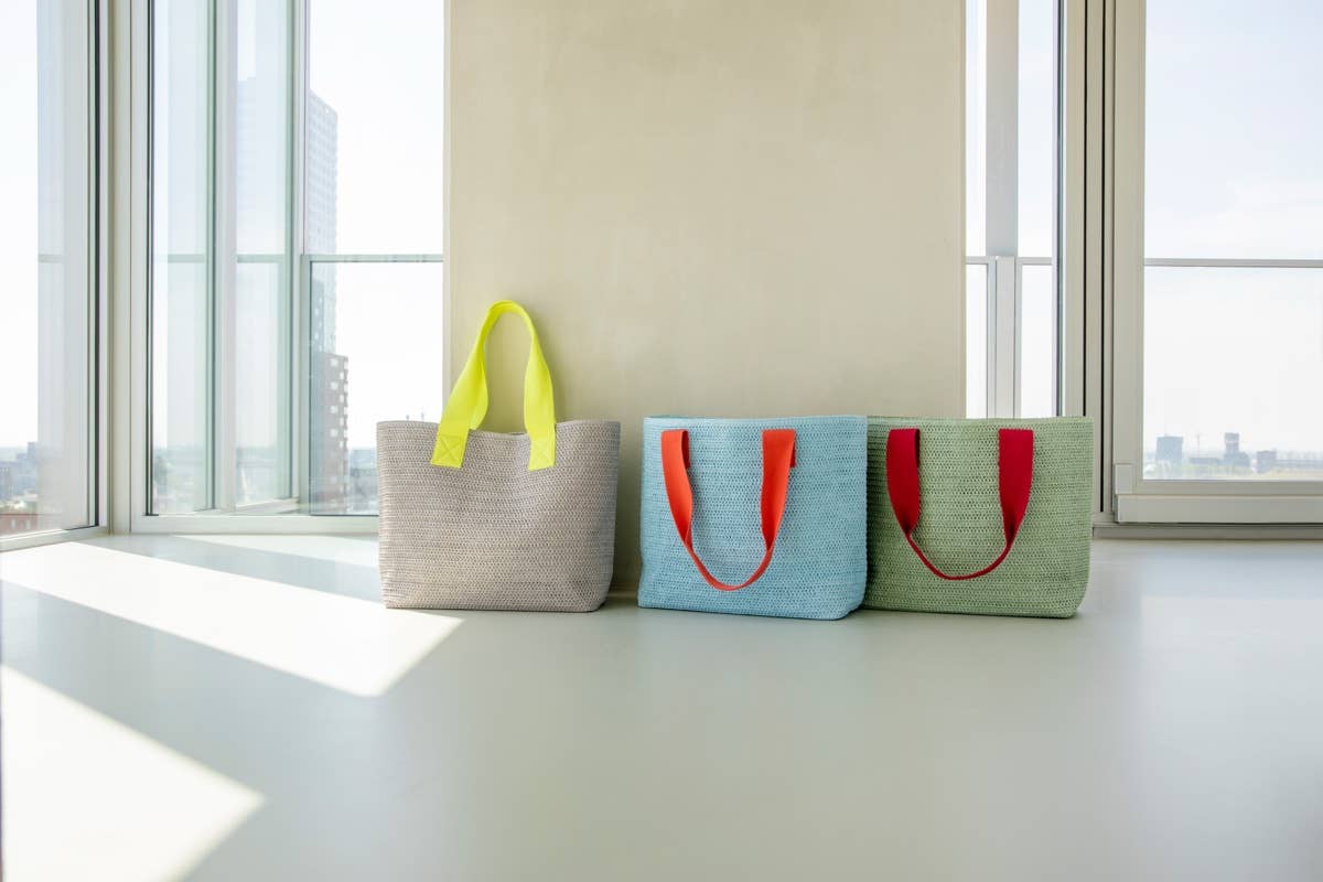 Basket bag 'Lime green'