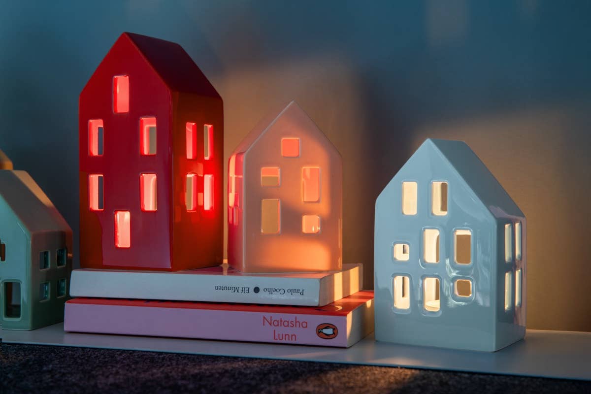 Tealight house Nyhavn 'red'