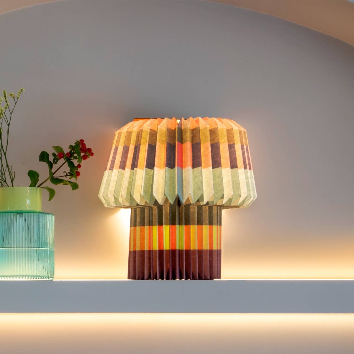 Paper lamp Anna 'blocks'