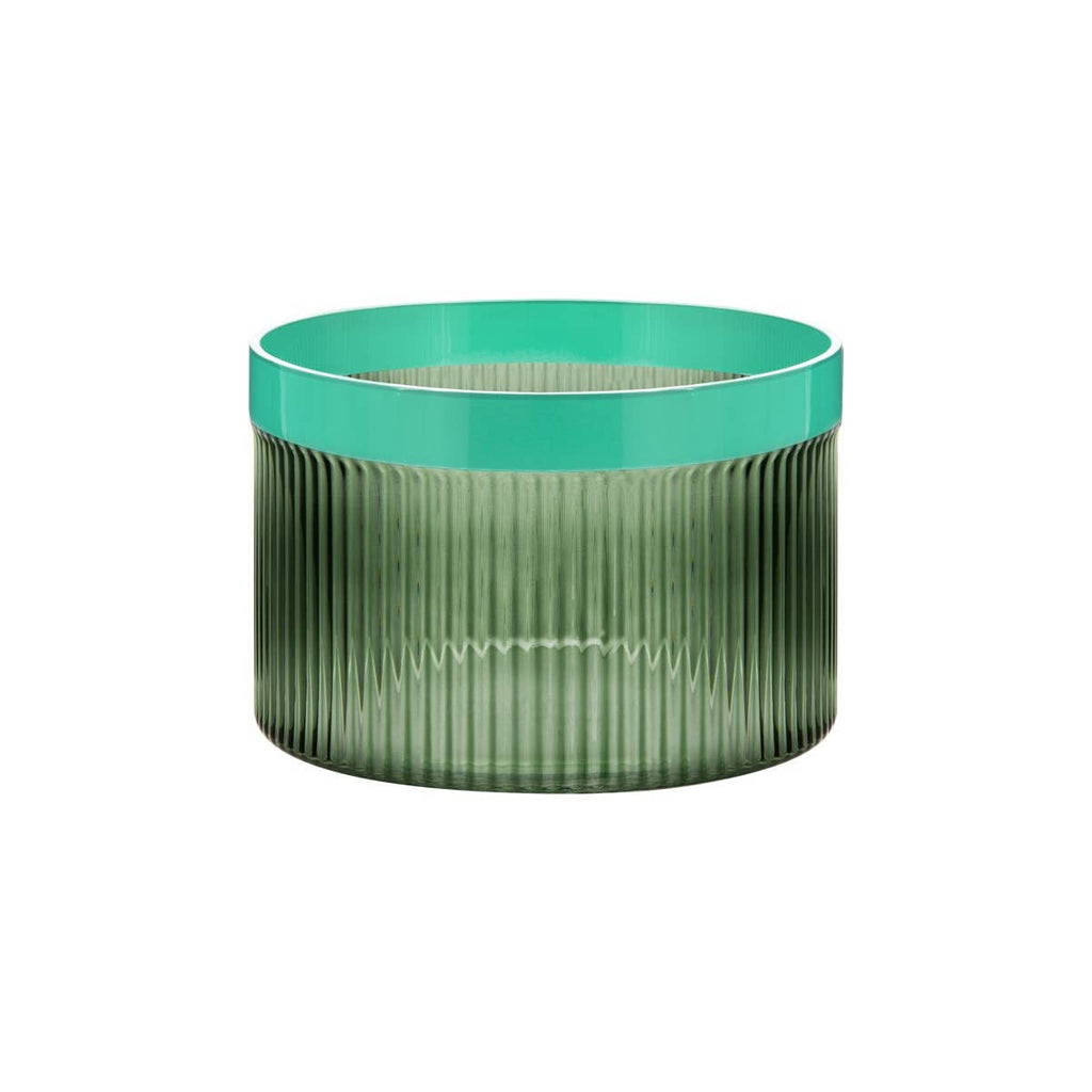 Glass bowl Groove 'green'