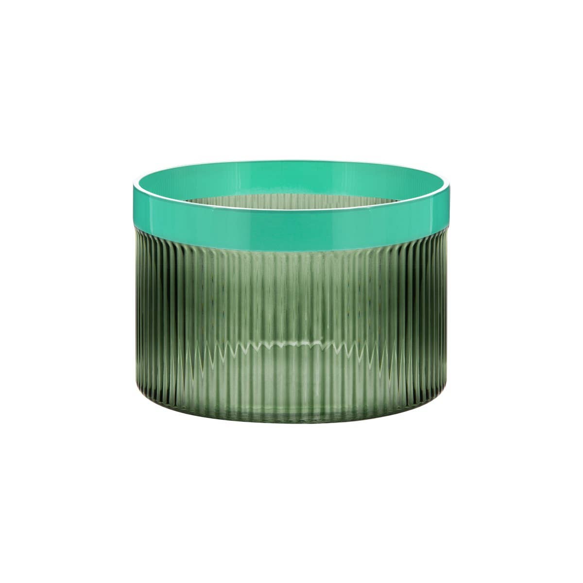 Glass bowl Groove 'green'