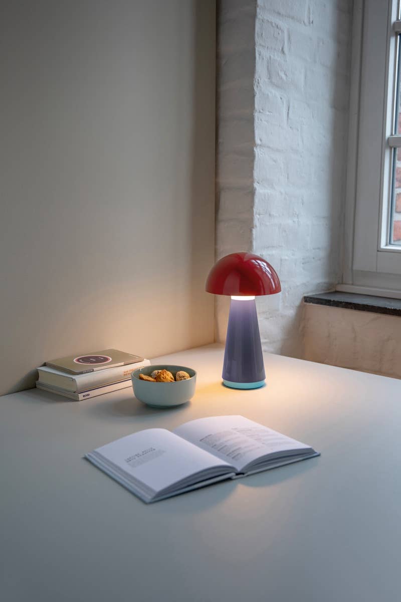 Table light 'Bob' red