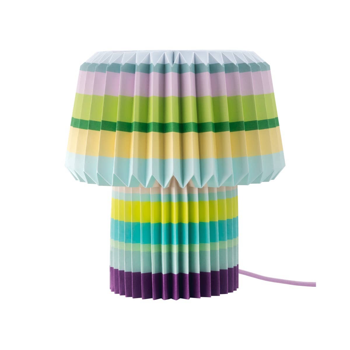 Paper lamp Anna 'stripes'